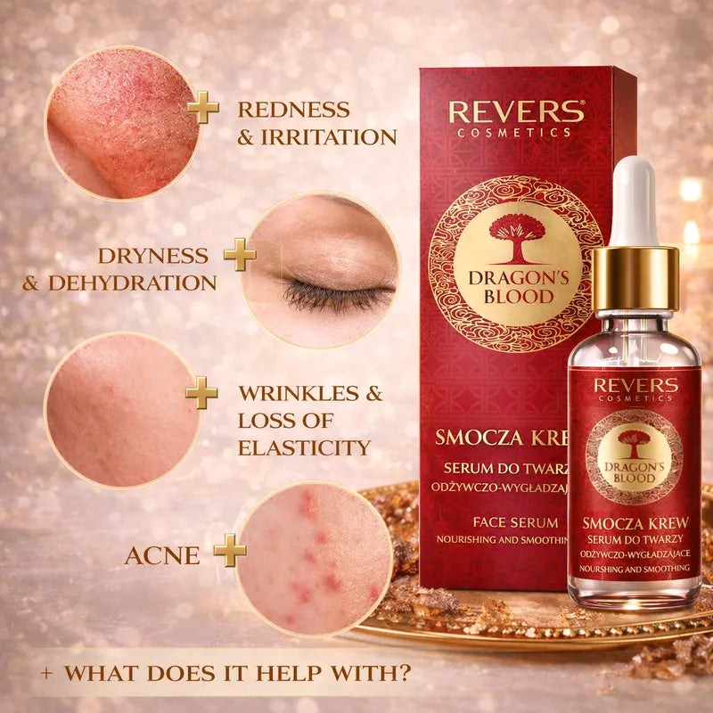 Dragon's blood anti-aging, nourishing, whitening face serum and day and night face cream set skin care