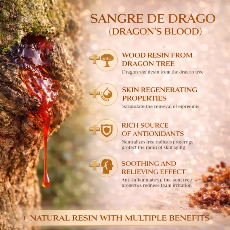 Dragon's blood anti-aging, nourishing, whitening face serum and day and night face cream set skin care
