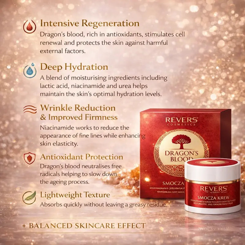 Dragon's blood anti-aging, nourishing, whitening face serum and day and night face cream set skin care