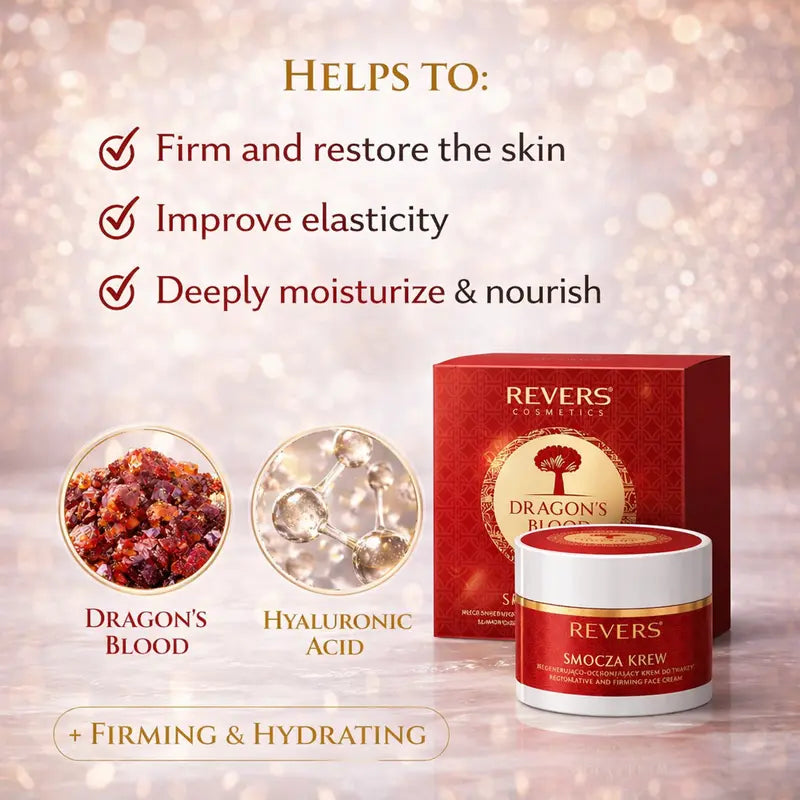 Dragon's blood anti-aging, nourishing, whitening face serum and day and night face cream set skin care