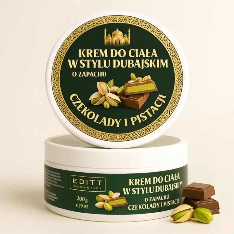 Dubai style body cream chocolate and pistachio 200g Krem do ciała w stylu dubajskim o zapachu czekolady i pistacji
