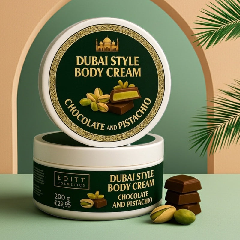 Dubai style body butter cream chocolate and pistachio