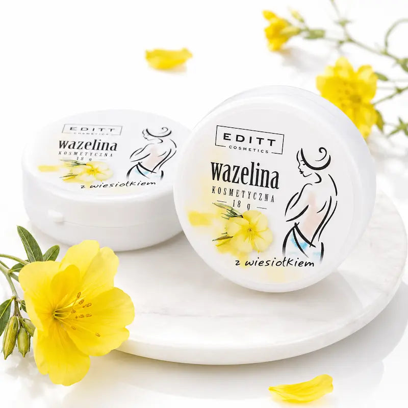 Evening Primrose Scented Natural Vaseline Lip Therapy Moisturising Multi-Purpose Lip Balm