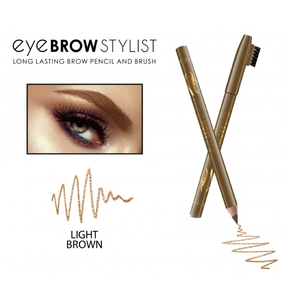 Eye Brow Stylist Pencil Precision Microfine Waterproof Eyebrow Makeup Definer & Brush