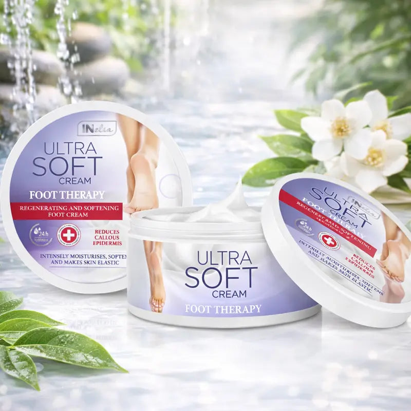 Foot cream regenerating and softening foot care