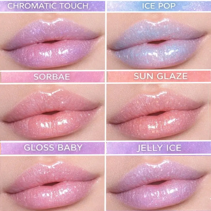 Gloss Up! 3D Lip Gloss High-Shine Multi-Dimensional Sparkle for Irresistible Glossy Lips
