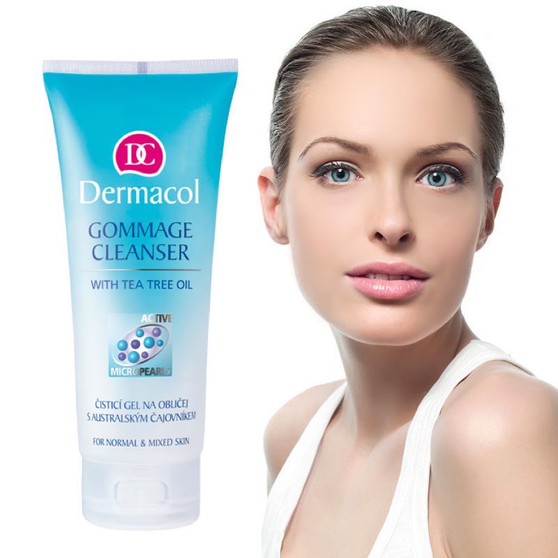 Dermacol Gommage Face Cleanser 2in1 with Tee Tree Oil & Active Micropearls Gentle Peeling