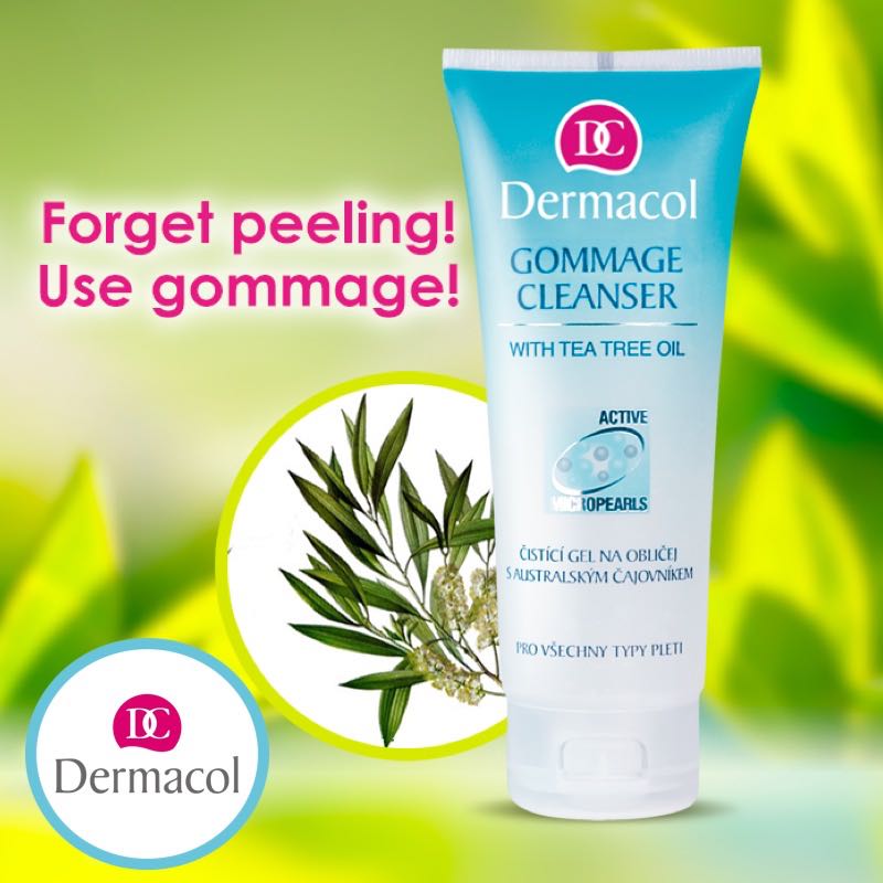 Dermacol Gommage Face Cleanser 2in1 with Tee Tree Oil & Active Micropearls Gentle Peeling
