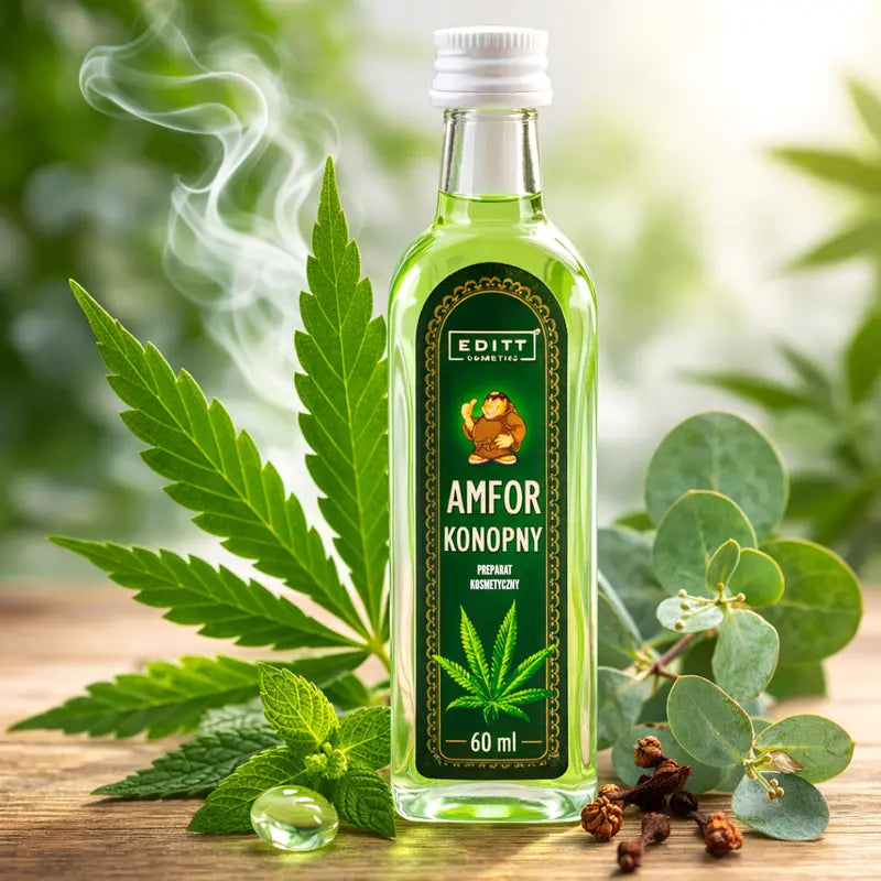 Hemp oil herbal amfor oil for massage body ointment