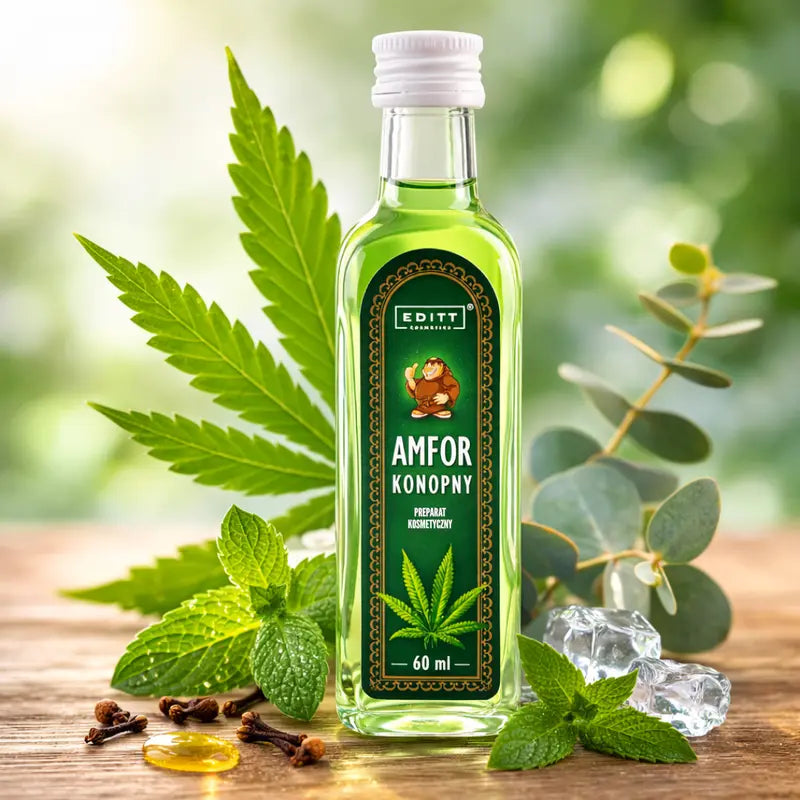 Hemp oil herbal amfor oil for massage body ointment