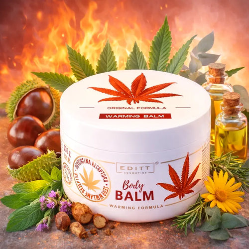 Hemp balm muscle ointment warming relief