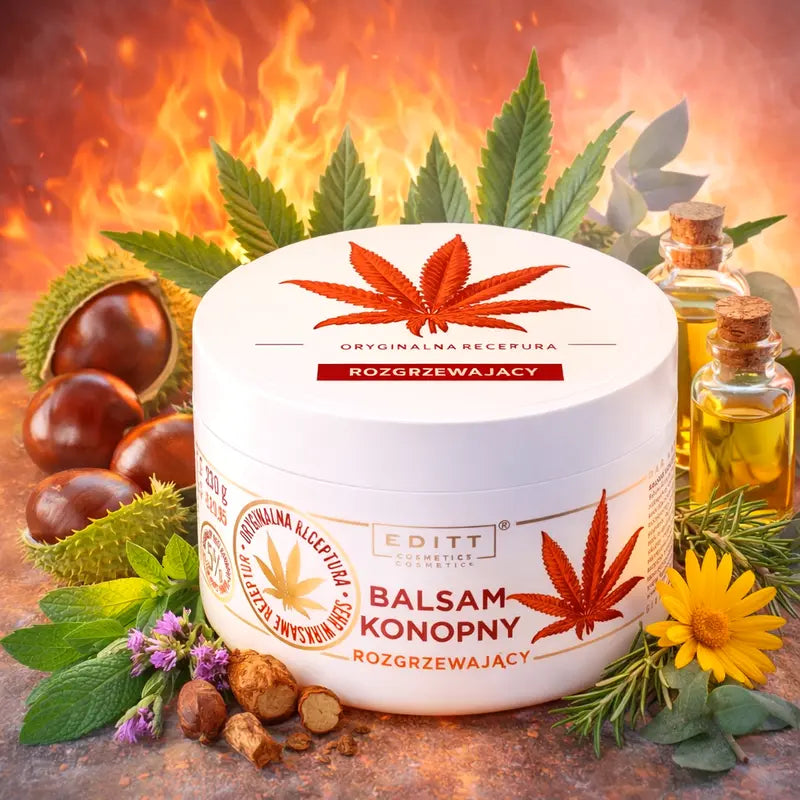Hemp balm muscle ointment warming relief
