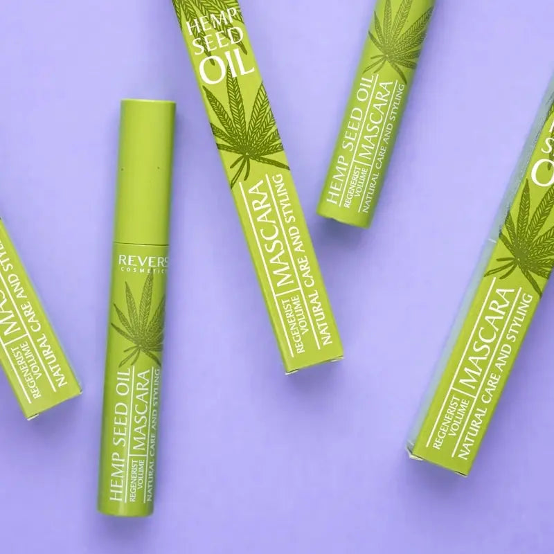 Hemp oil mascara black natural styling and lash care