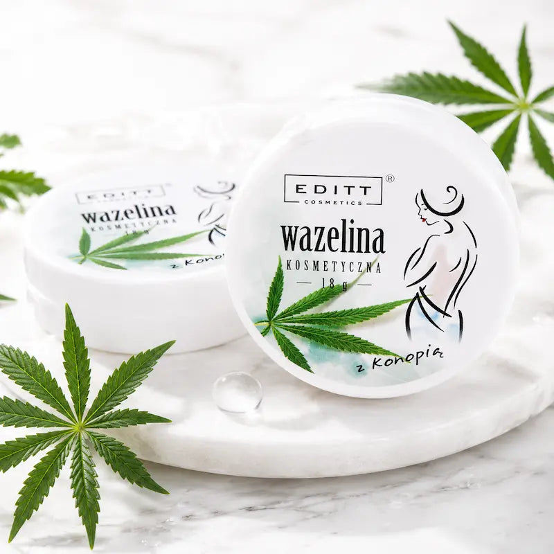 Hemp Oil Scented Natural Vaseline Lip Therapy Moisturising Multi-Purpose Lip Balm