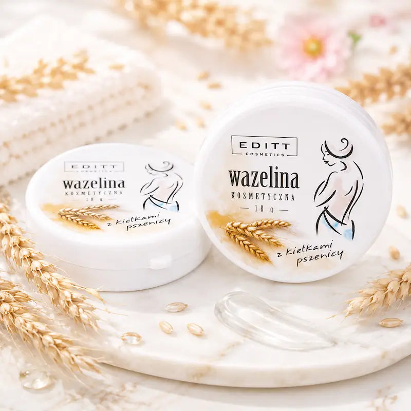 Wheat Germ Scented Natural Vaseline Lip Therapy Moisturising Multi-Purpose Lip Balm