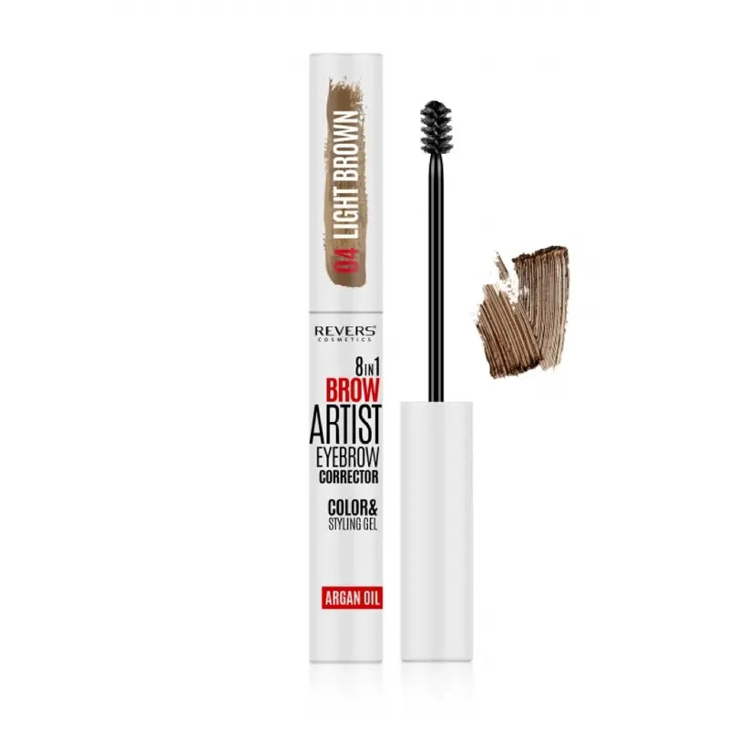 Brow Artist 8in1 Eyebrow Corrector Gel with Argan Oil Long-Lasting Tint & Styling Mascara