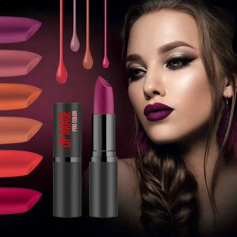 Lip Image Pro Color Lipstick – Intense Pigment, Silky Texture & Long-Lasting Comfort