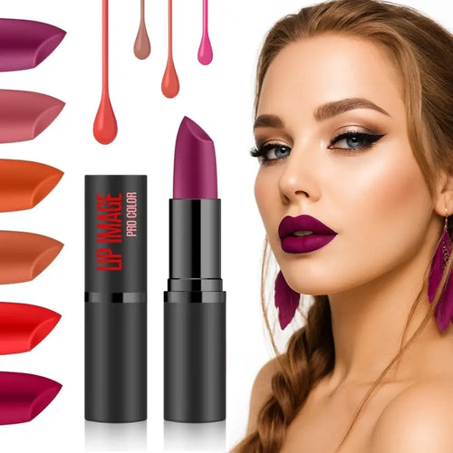 Lip Image Pro Color Lipstick Long-Lasting Moisturizing Lipstick 6