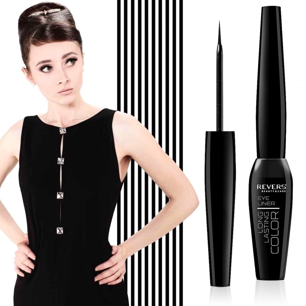Long-Lasting Color Liquid Eyeliner Precision Eye Definer Power Ink Noir Black