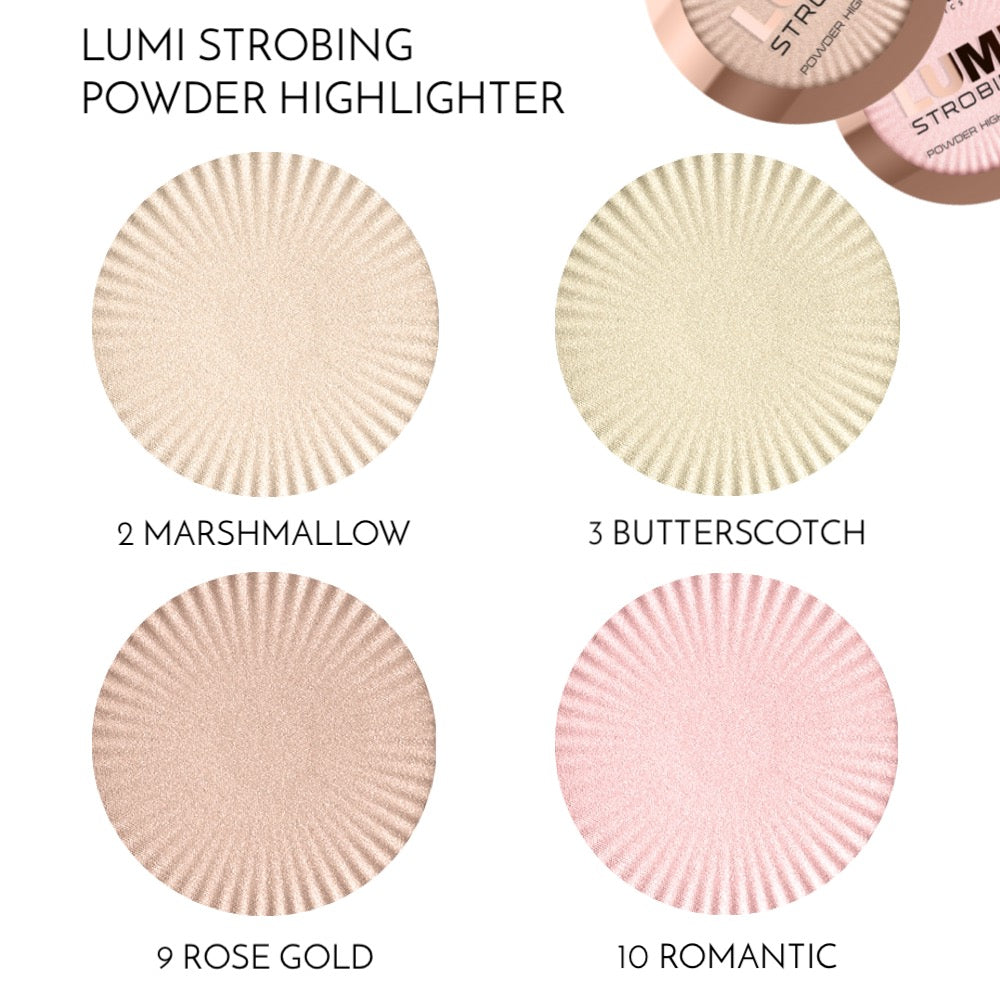 Lumi Strobing Compact Highlighter Face & Body Illuminating Powder