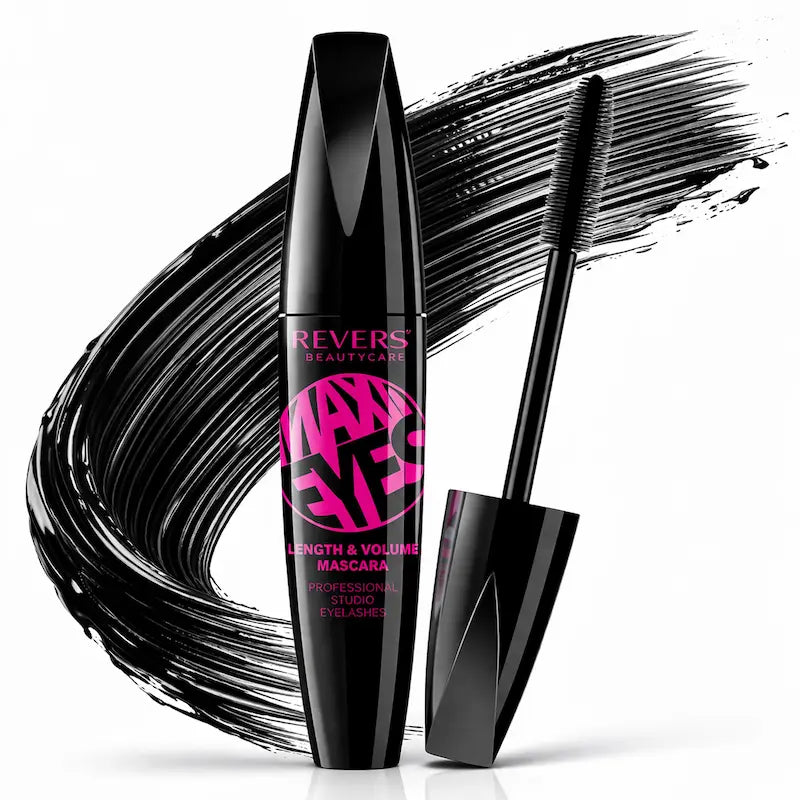 Professional Studio Black Maxi Eyes Length and Volume Mascara Lash Growth Serum, Lengthening, Volumizing and Lifting Effect