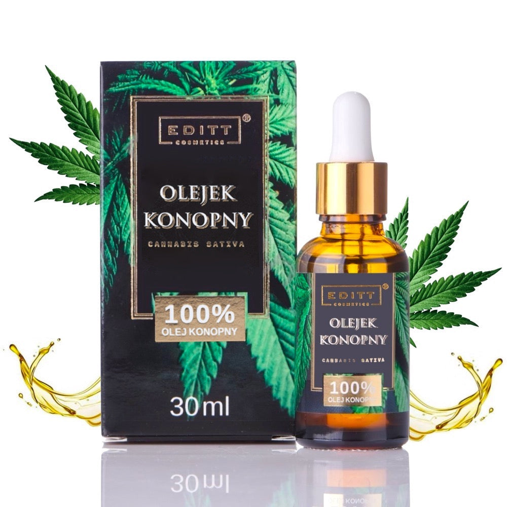 100% Organic Hemp Face & Body Oil Serum Anti-Aging & Nourishing 30 ml
