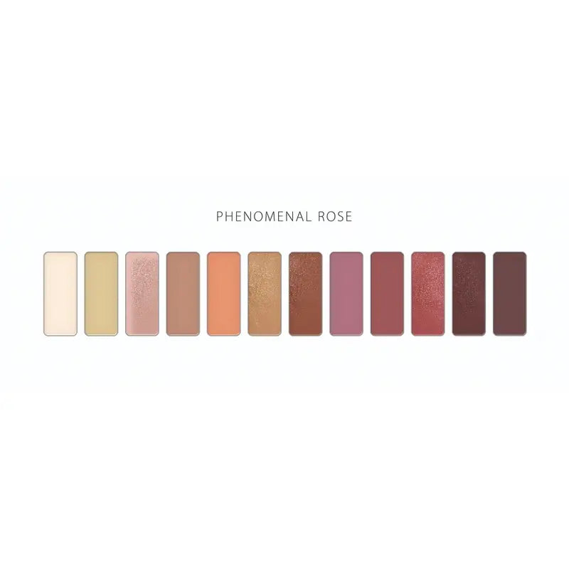 Phenomenal Rose 12-Colour Eyeshadow Palette – Vibrant, Blendable & Long-Lasting