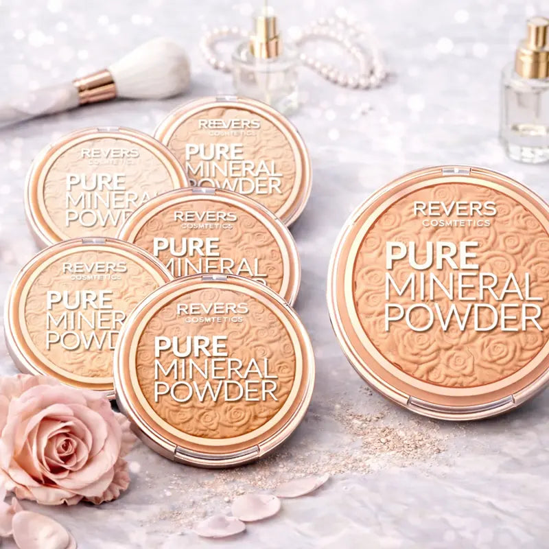 Pure Material Powder Pure Mineral Powder Ultra Light Mineral Face Powder Natural Matte ...