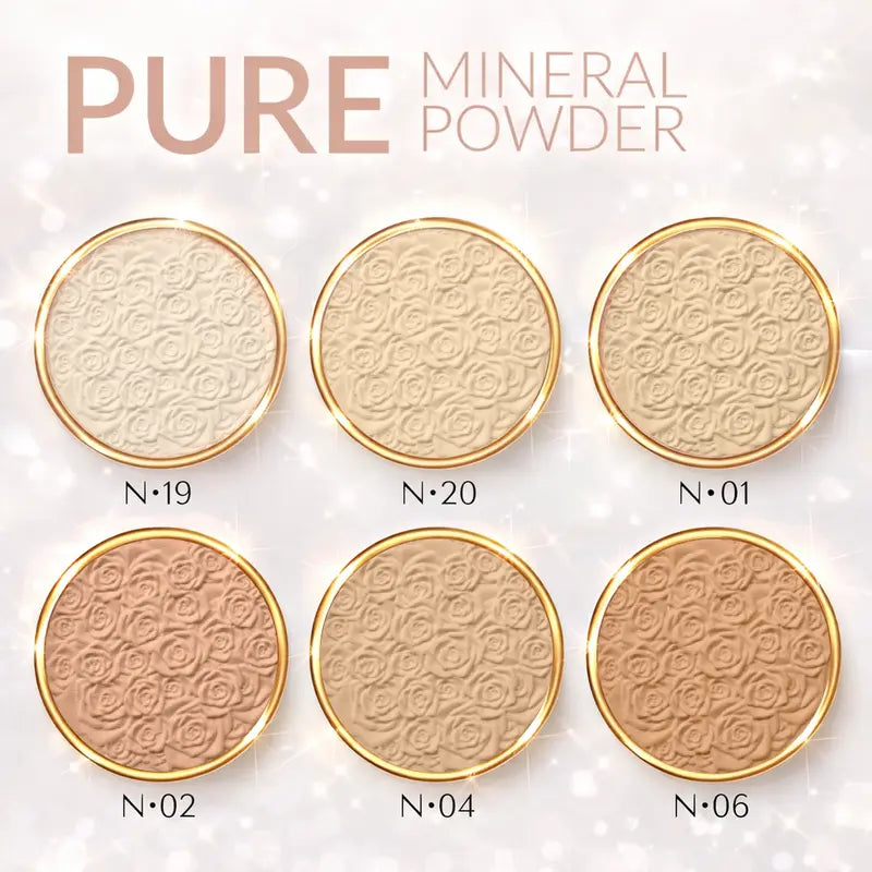 Pure Mineral Powder – Ultra-Light Mineral Face Powder for a Natural, Matte and Flawless Finish