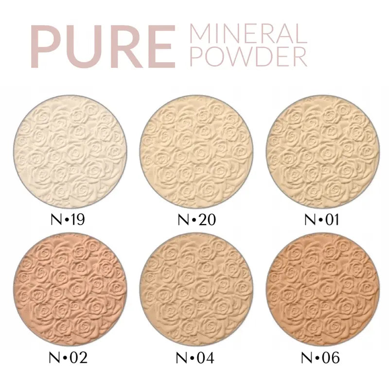 Pure Mineral Powder – Ultra-Light Mineral Face Powder for a Natural, Matte &amp; Flawless Finish Shades