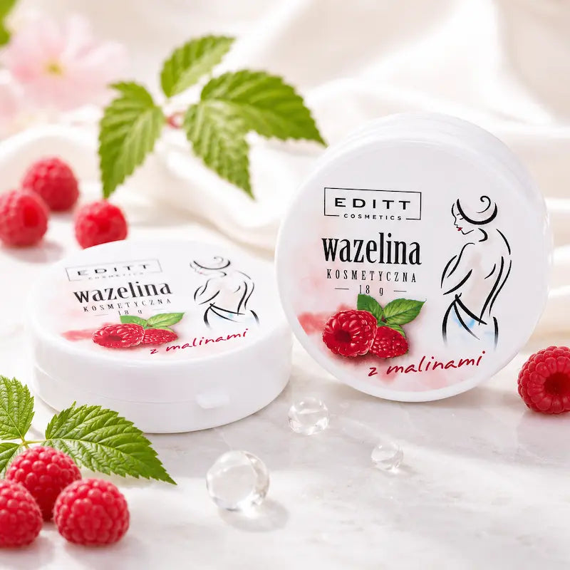 Raspberry Scented Natural Vaseline Lip Therapy Moisturising Multi-Purpose Lip Balm