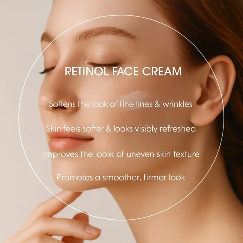 Retinol & Collagen Day & Night Face Cream with Hyaluronic Acid - Anti-Aging, Firming & Deep Moisturizing Skincare