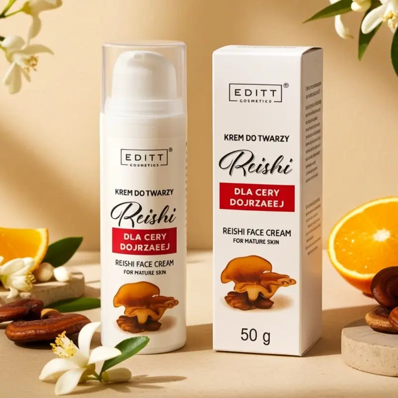 Reishi Face Cream Intensive Anti-Aging Care for Mature Skin Regeneration, Nourishment & Firmness
