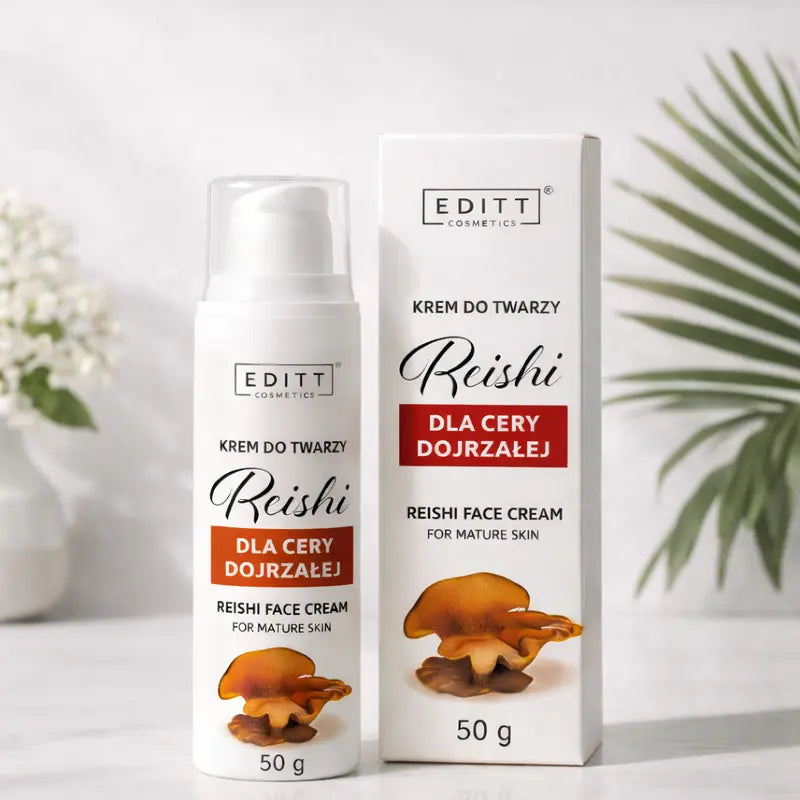 Reishi Face Cream Intensive Anti-Aging Care for Mature Skin Regeneration, Nourishment and Firmness