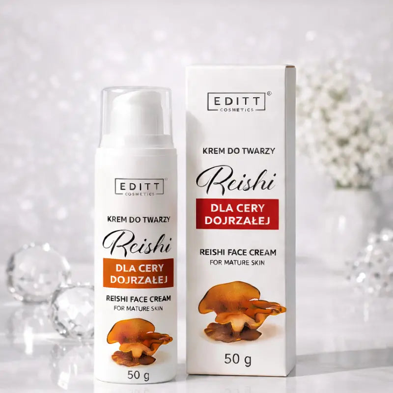 Reishi Face Cream Intensive Anti-Aging Care for Mature Skin Regeneration, Nourishment and Firmness