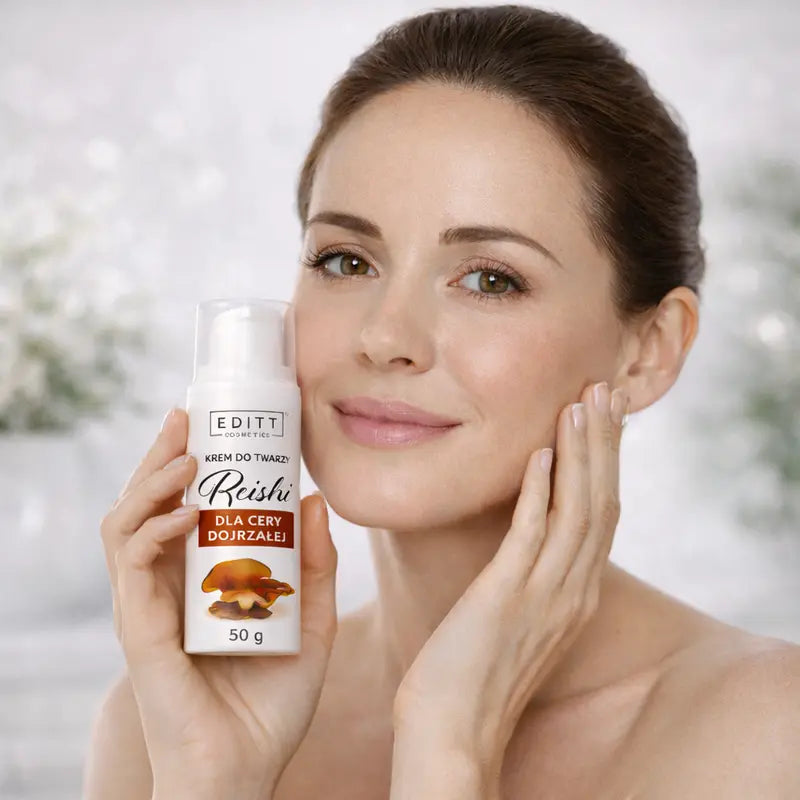 Reishi Face Cream Intensive Anti-Aging Care for Mature Skin Regeneration, Nourishment and Firmness