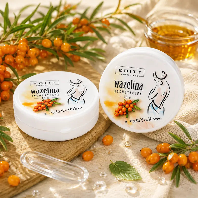 Scented Vaseline Protective &amp; Moisturising Lip Therapy Sea Buckthorn Nourishing Lip Balm
