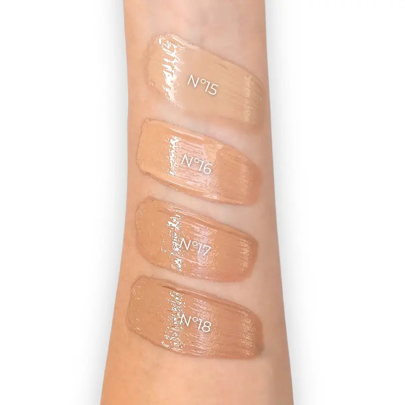 Skin Visage face foundation shades on the hand