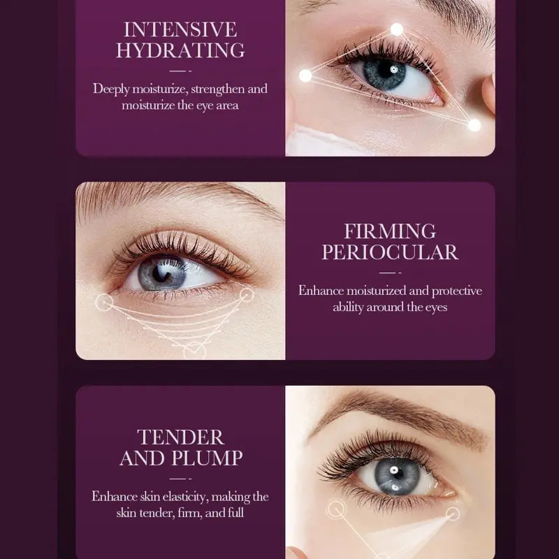 Snail Collagen Eye Cream – Anti-Aging Moisturizing Treatment for Wrinkles, Dark Circles & Puffy Eyes