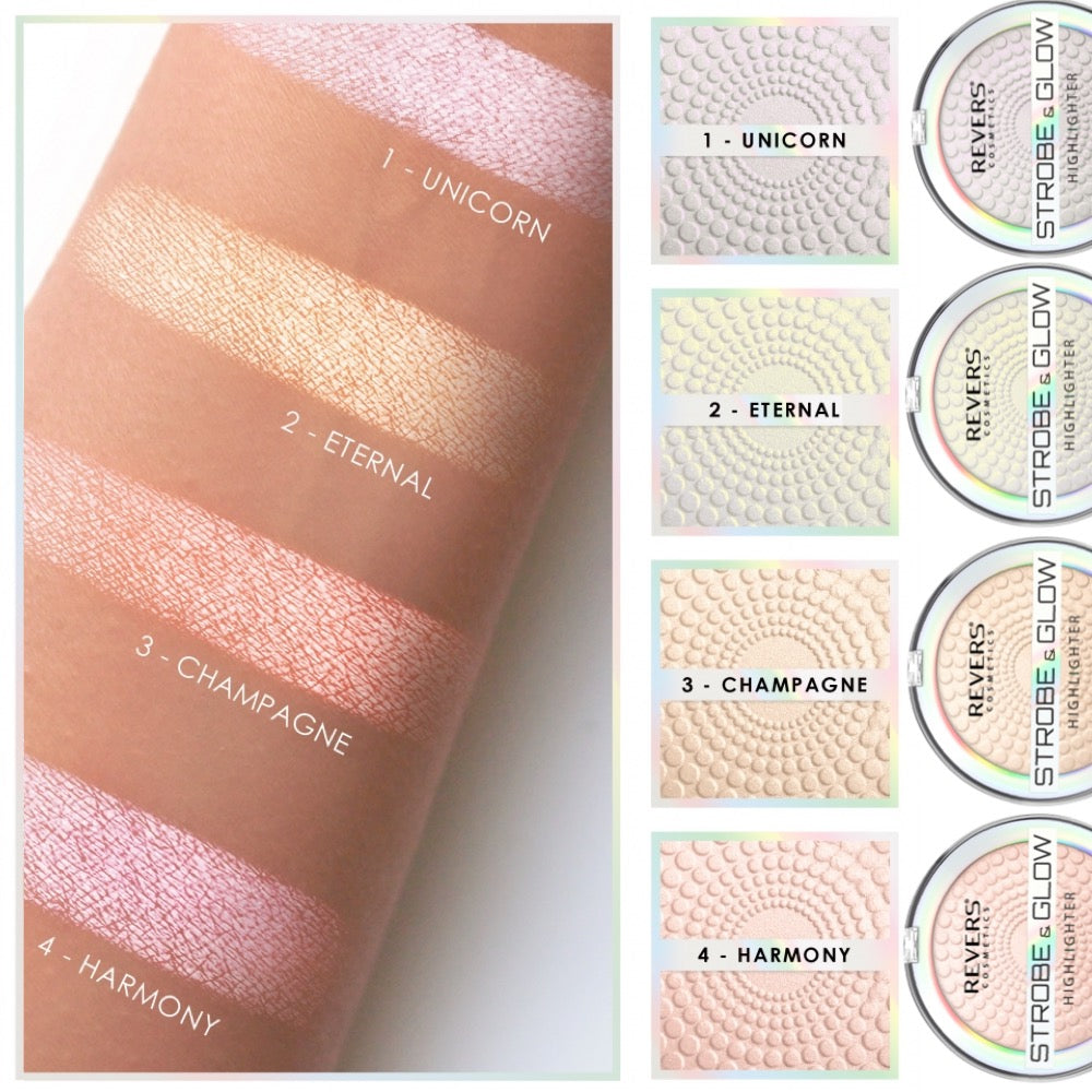 Strobe & Glow™ Pressed Powder Highlighter Face & Body Illuminator