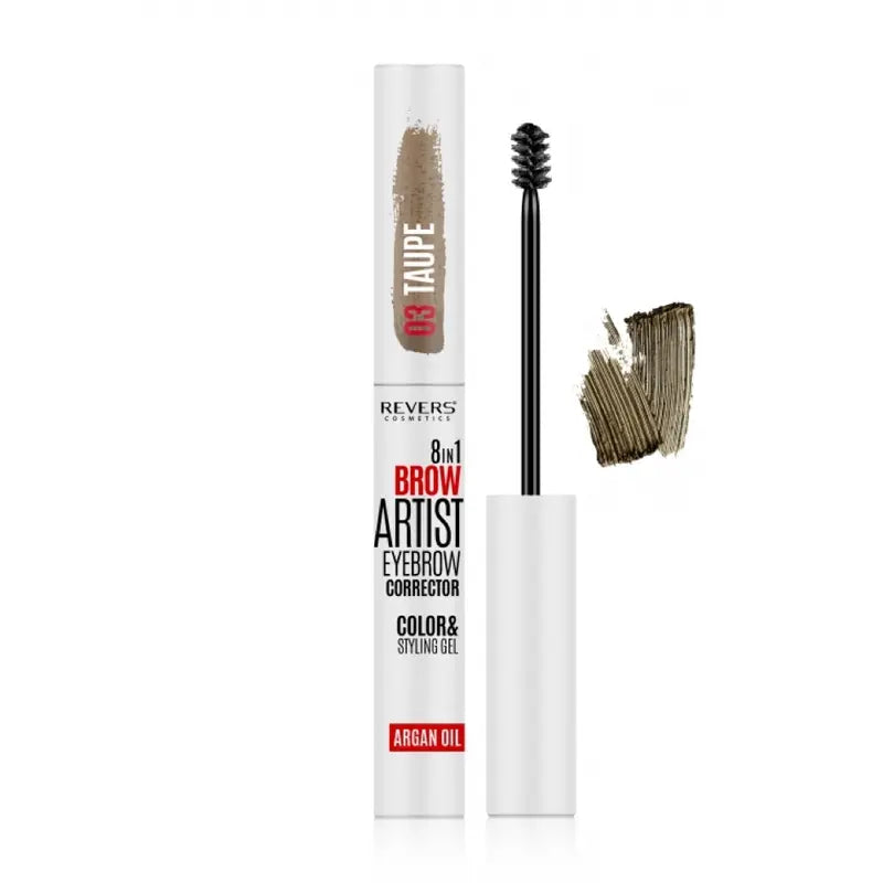 Brow Artist 8in1 Eyebrow Corrector Gel with Argan Oil Long-Lasting Tint & Styling Mascara