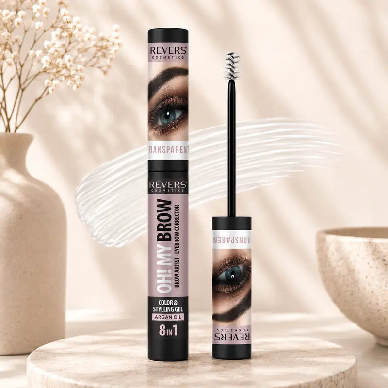 OH! MY BROW Eyebrow Styling Gel-Corrector with Argan Oil – Defining, Nourishing & Long-Lasting Brow Gel