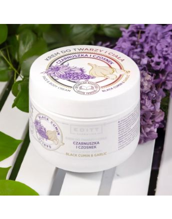 Regenerating and Firming Face & Body Cream with Black Cumin & Garlic 220ml